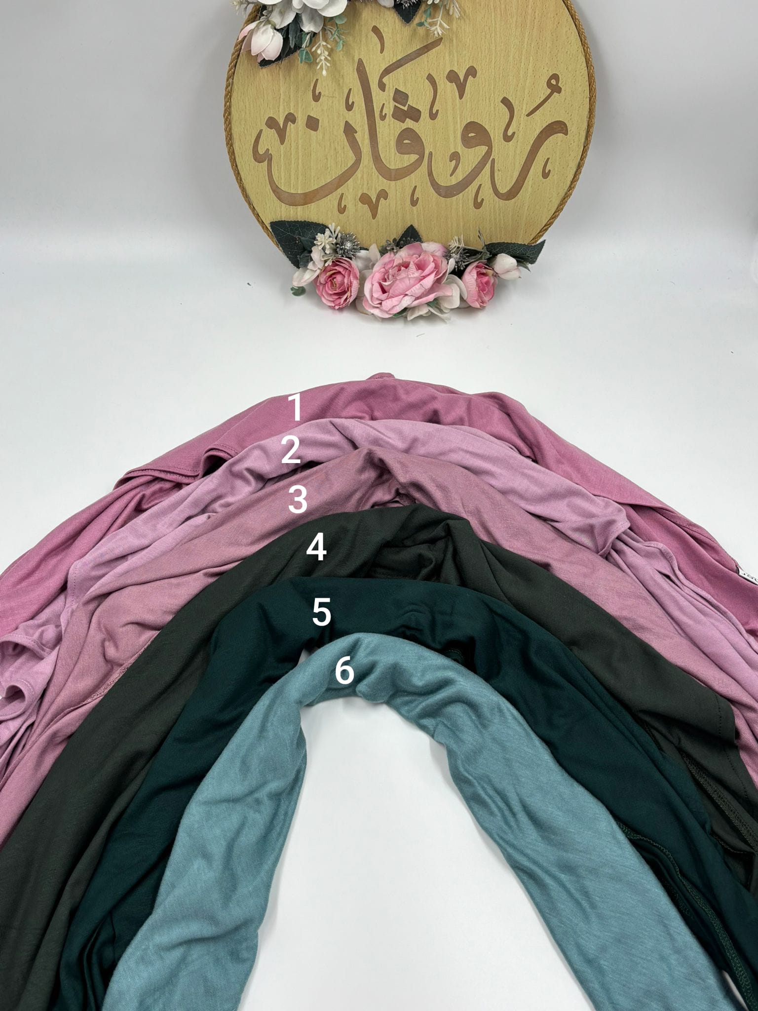 شال مثلث قطن سادة1