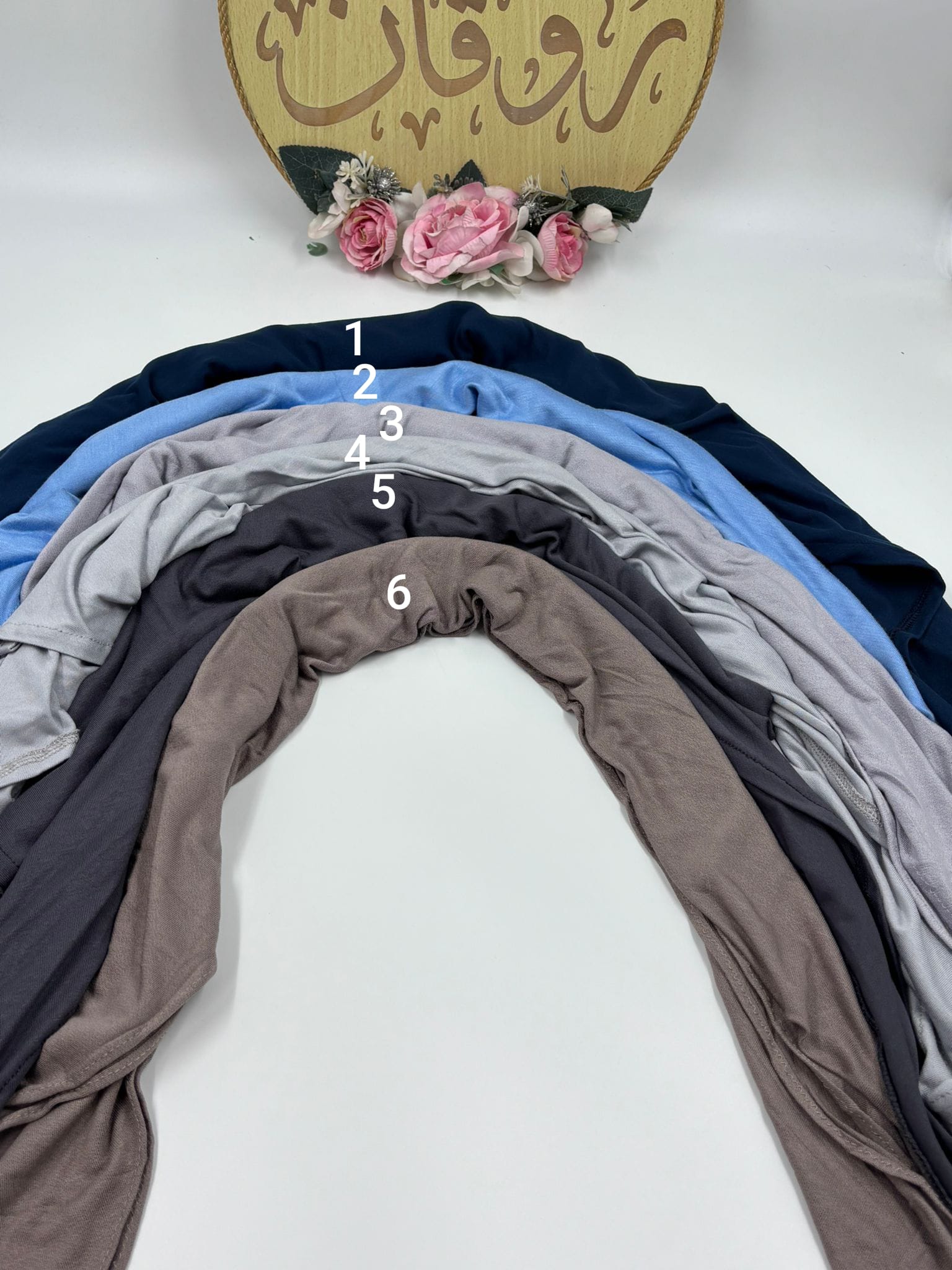 شال مثلث قطن سادة2