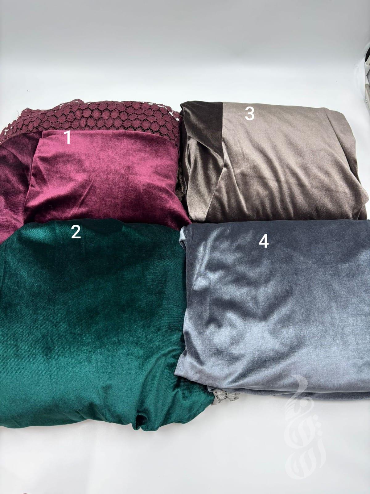 طقم صلاه مخمل قطعتين