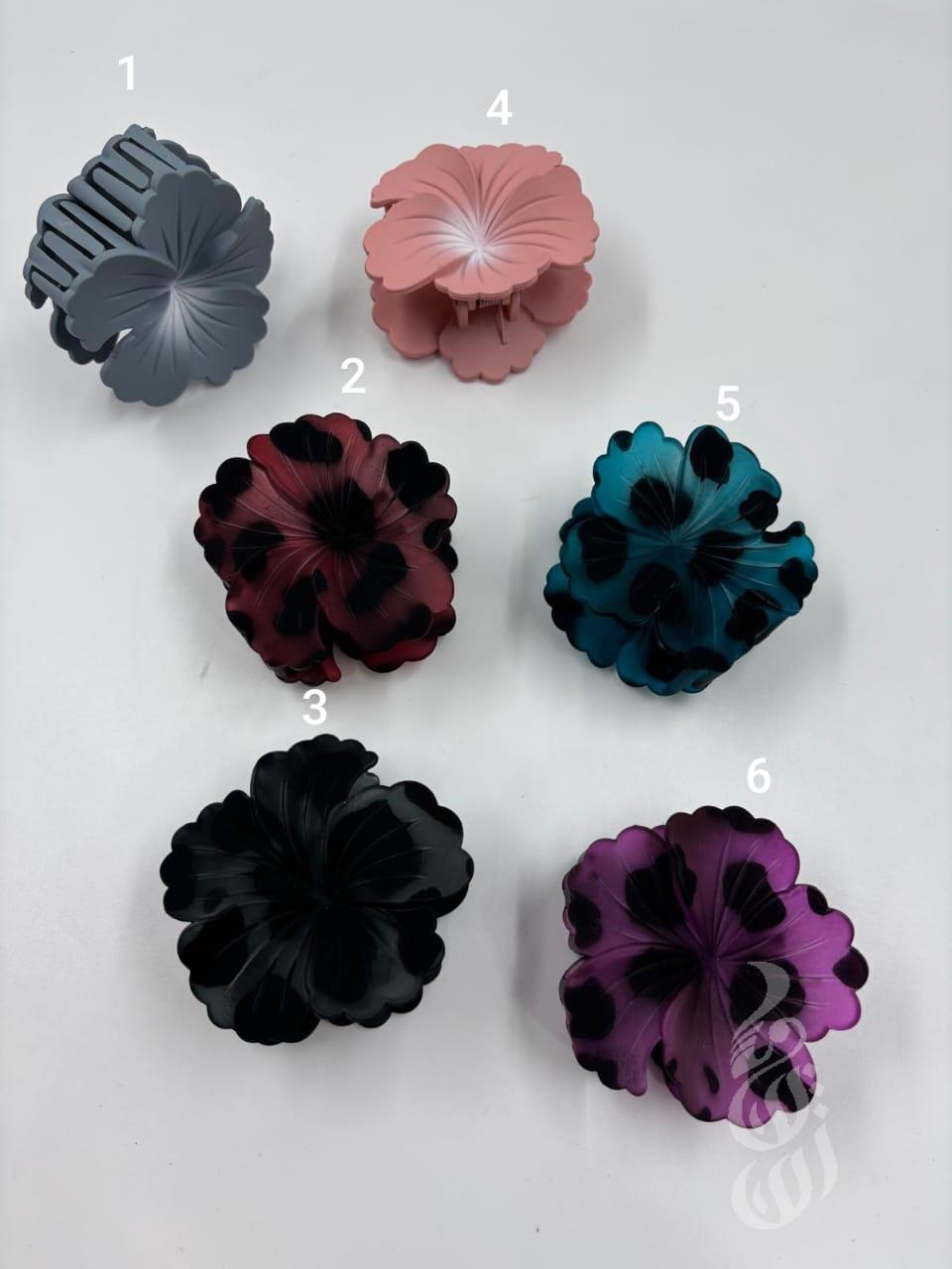 مشابك شعر وردة كبير