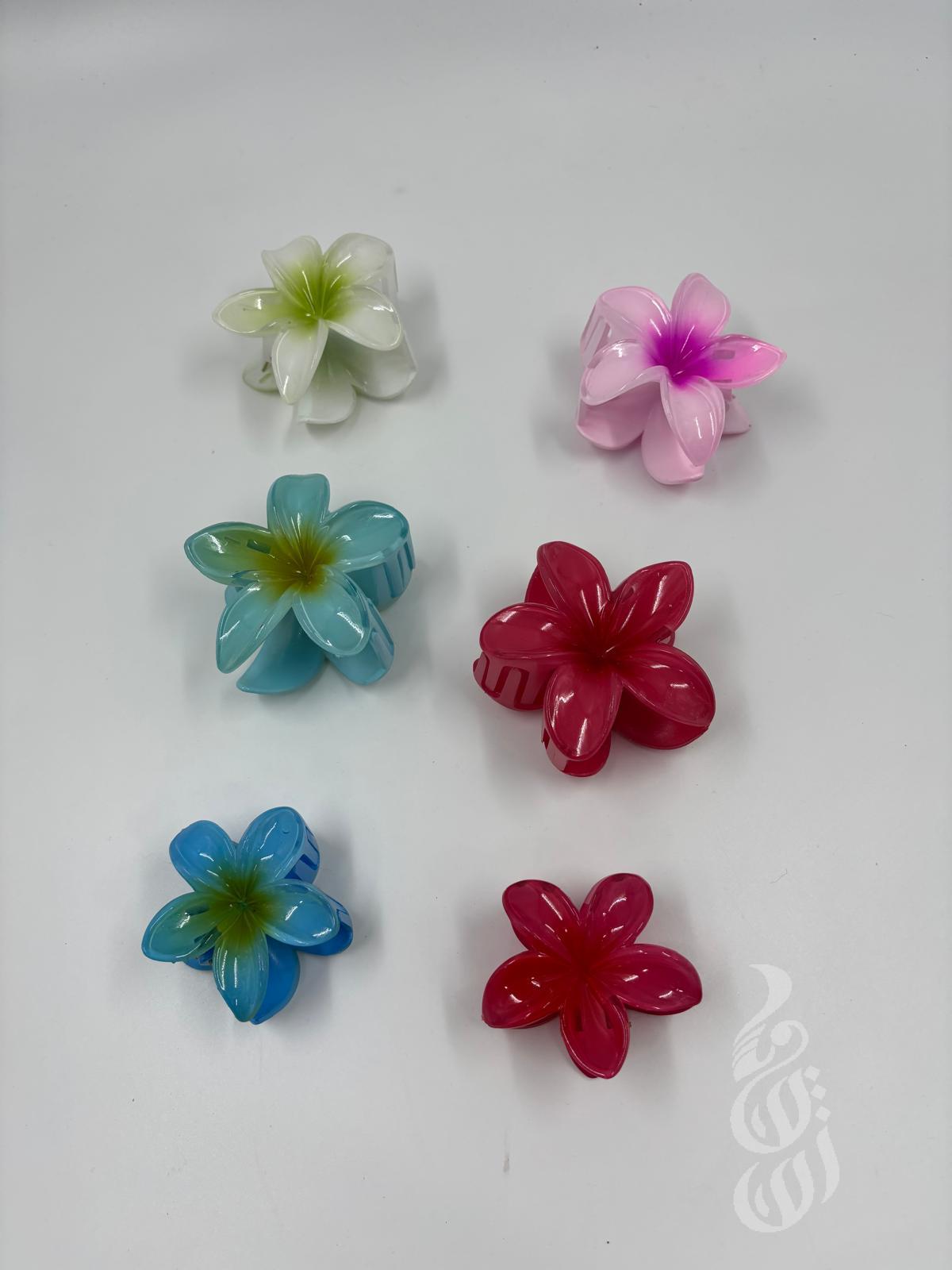 مشابك شعر وردة صغير