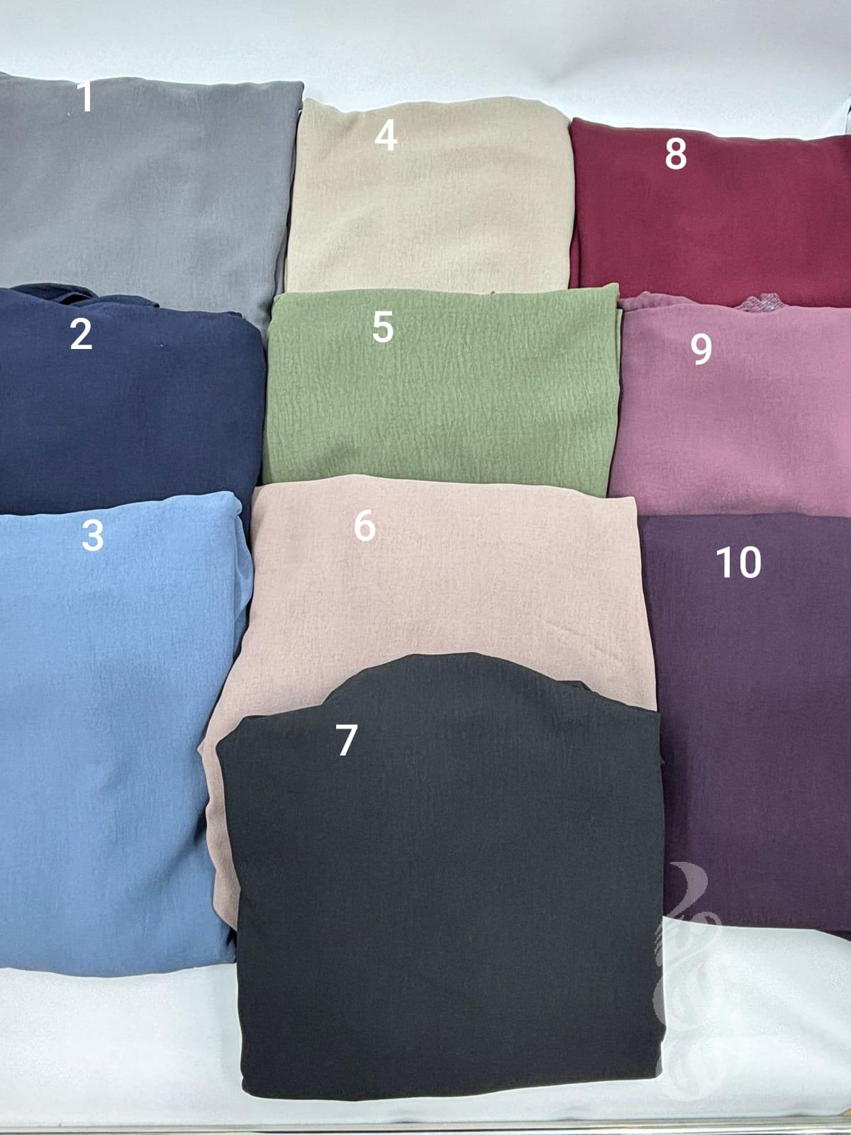 اسدال صلاه قطعة واحده سادة مع شال